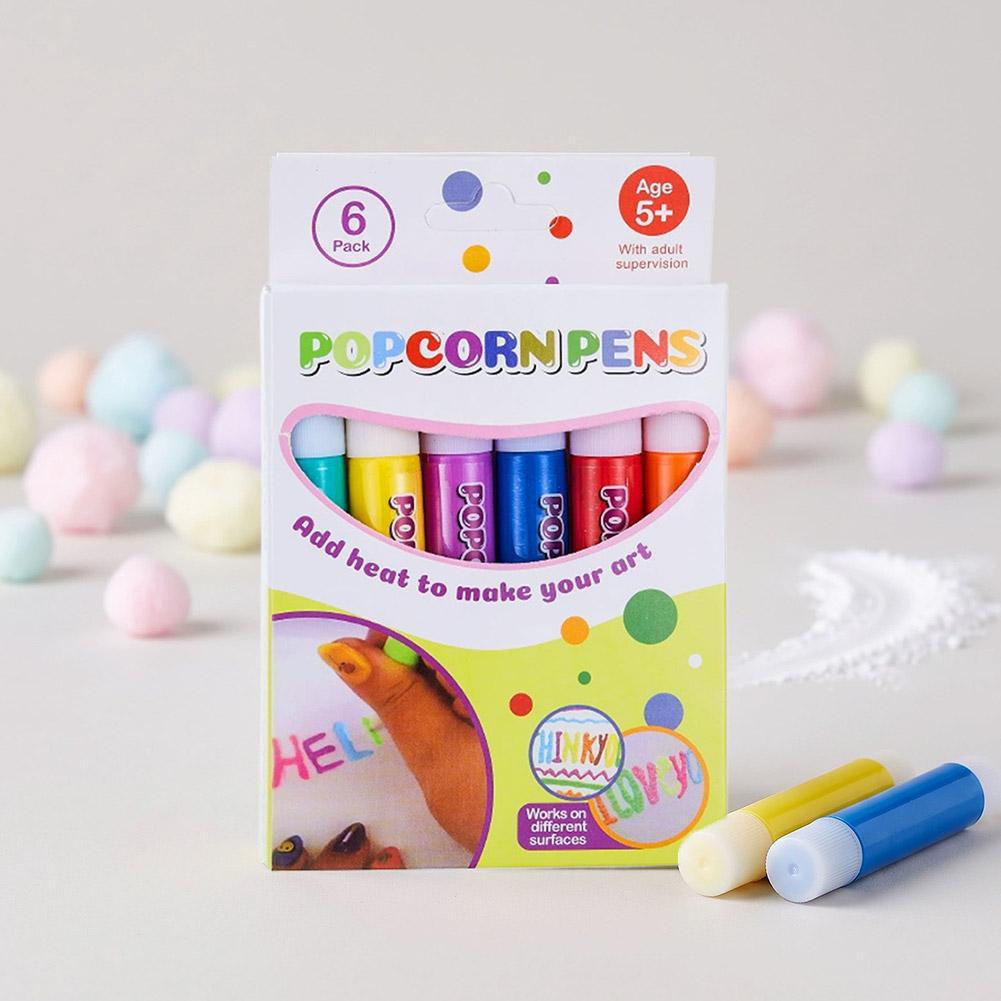 ふわふわポップコーンペンセット。3Dアートマーカー。なめらか - Copic Marker Sketch のレビューと価格