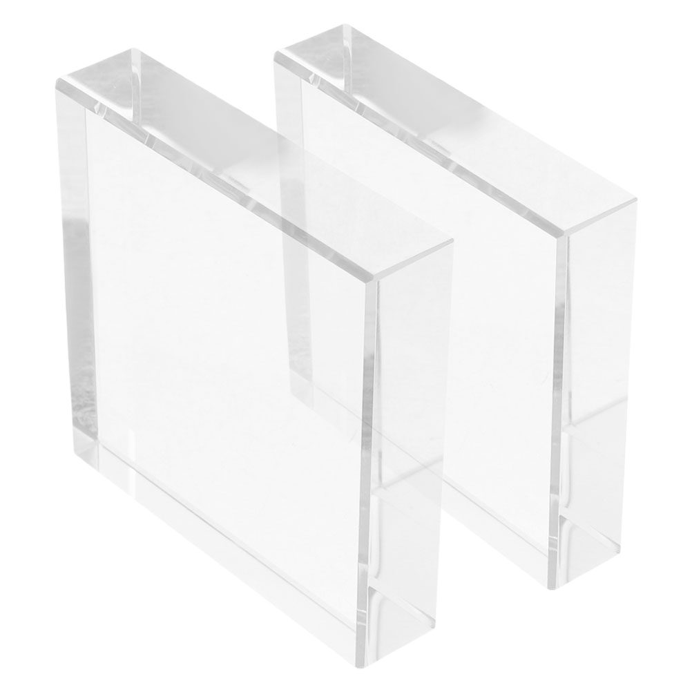 手作りの正方形のペーパーウェイト。透明で上品な装飾品。オフィ - Paper Weight Crystal のレビューと価格