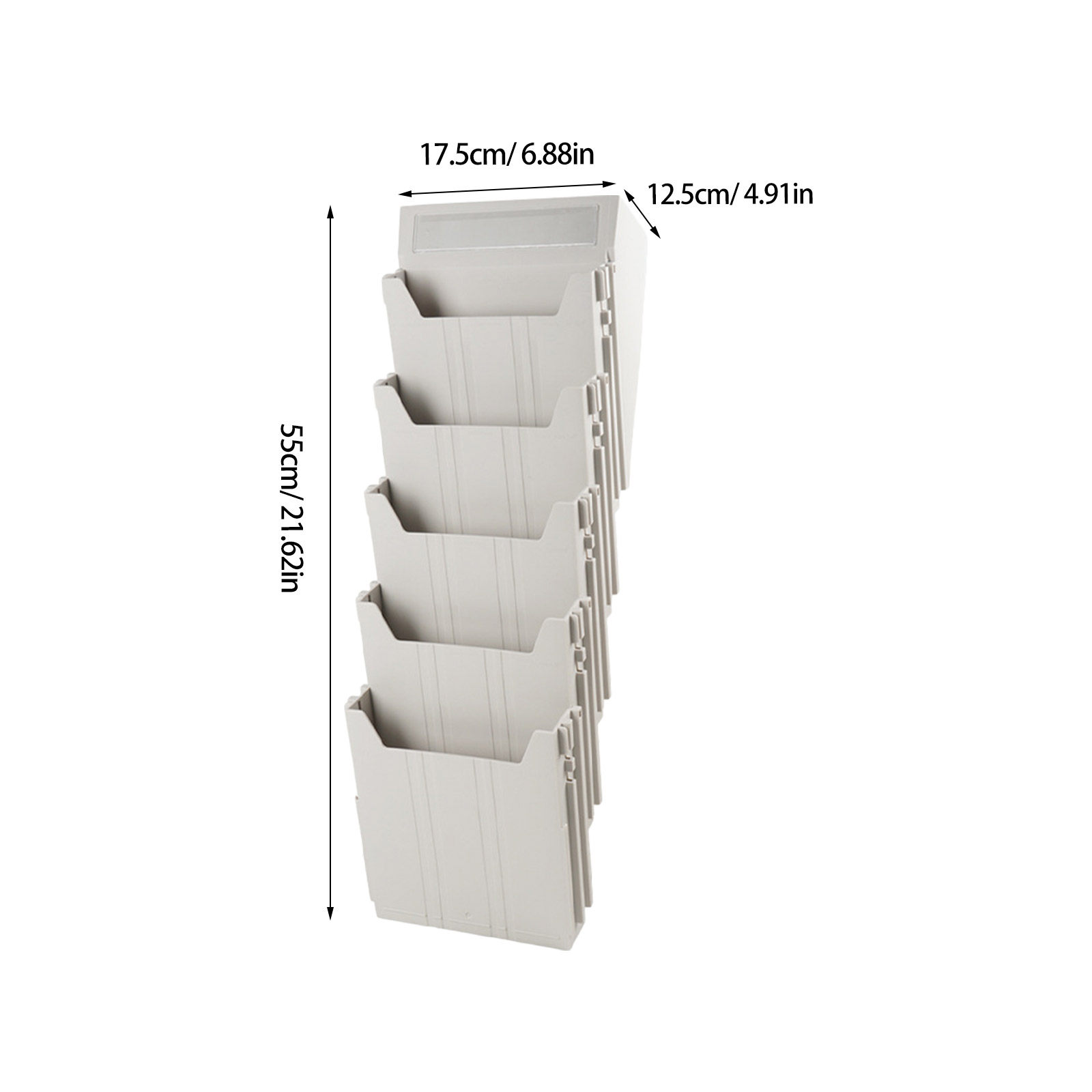 壁掛け式マガジンホルダー。拡張可能で、5つの仕切りがあり、調 - Magazine Holder Rack のレビューと価格