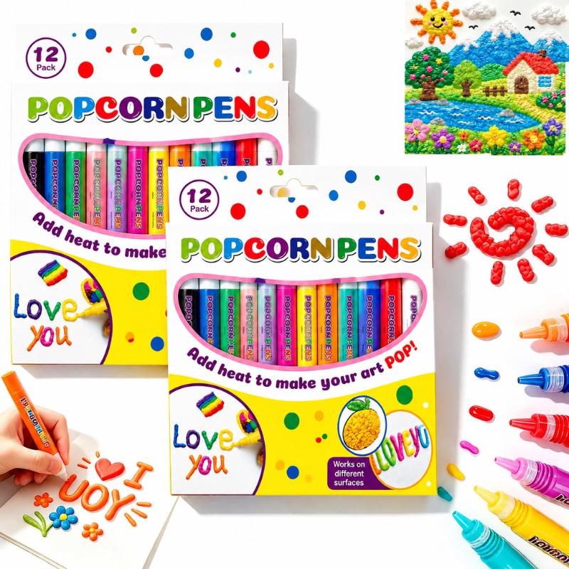 新しいパフィーポップコーンペンセット。6色または12色入り。 - Copic Marker Sketch のレビューと価格