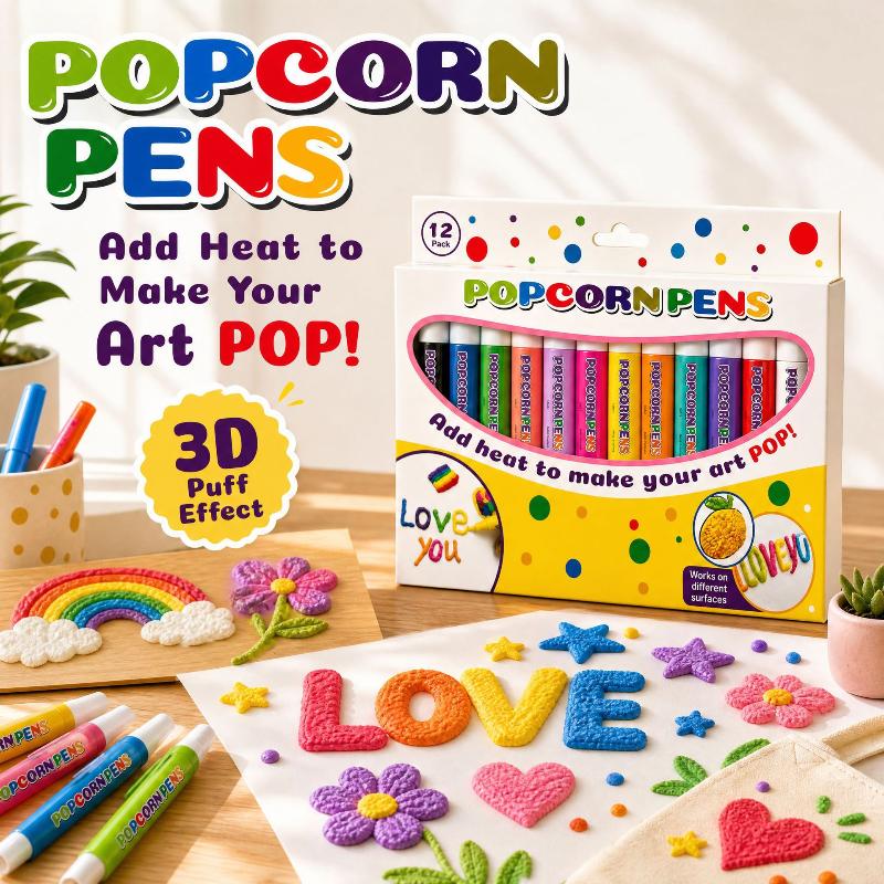 新しいパフィーポップコーンペンセット。6色または12色入り。 - Copic Marker Sketch のレビューと価格